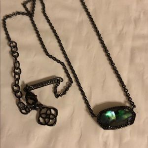 Kendra Scott Elisa Necklace with Abalone stone
